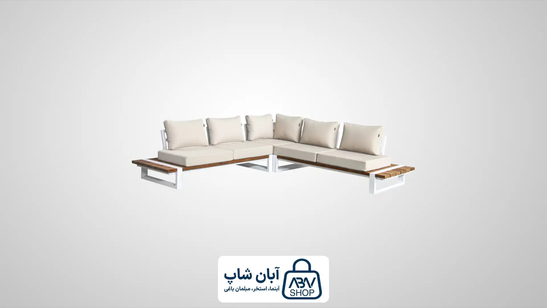 مبل باغی ست پنج نفره اِل PLF6 102 — تصویر ۲