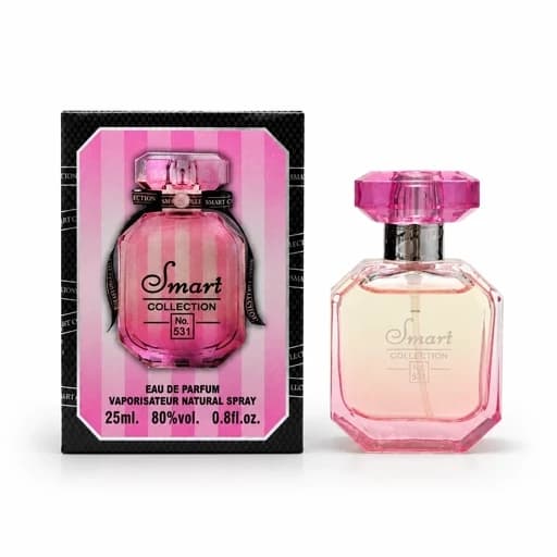 عطر جیبی اسمارت کالکشن شماره 531 زنانه (مشابه ویکتوریا سکرت بامشل)حجم 25 میل