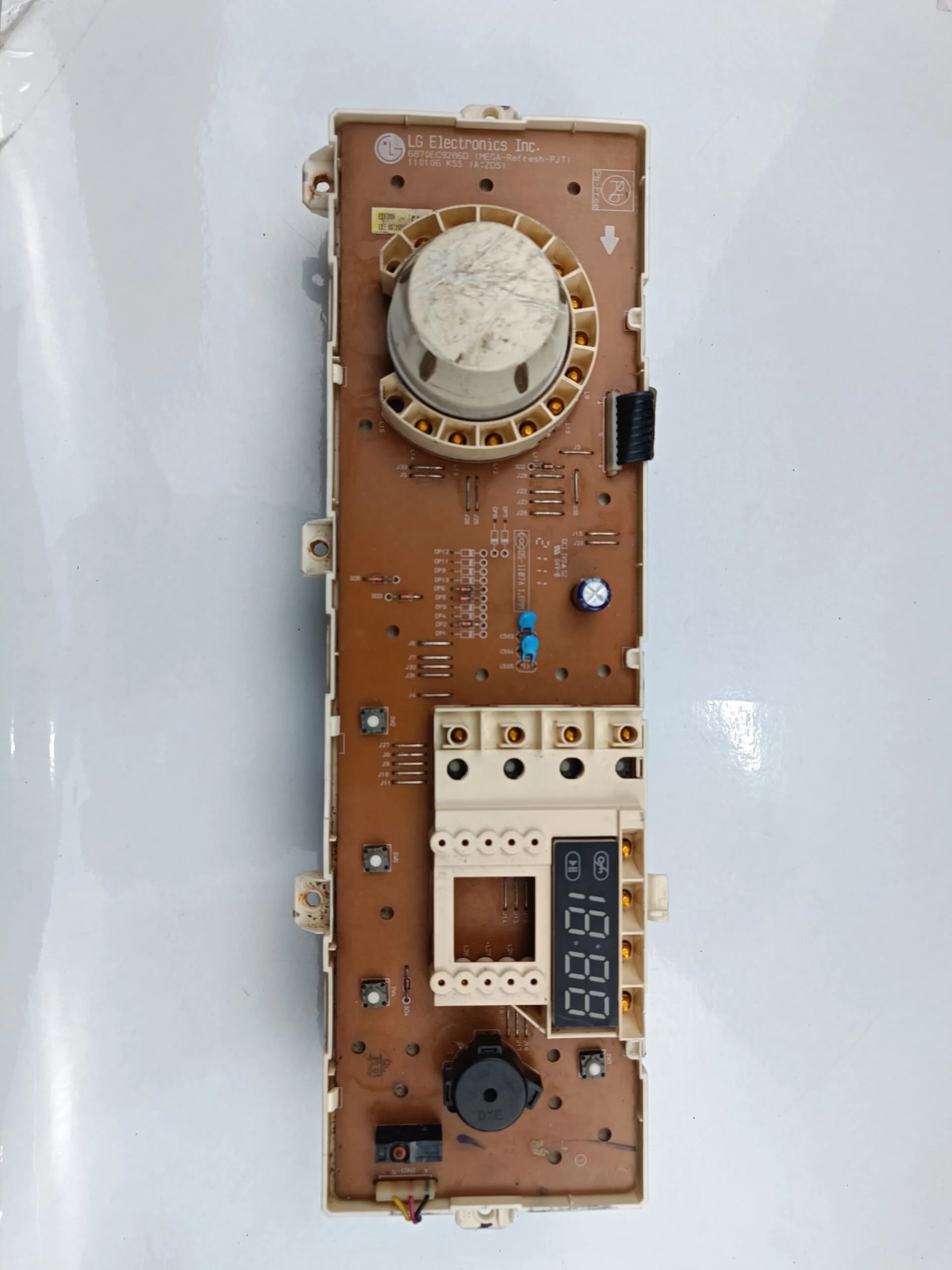 برد نمایشگر لباسشویی ال جی مدل 6870EC9286D — تصویر ۲