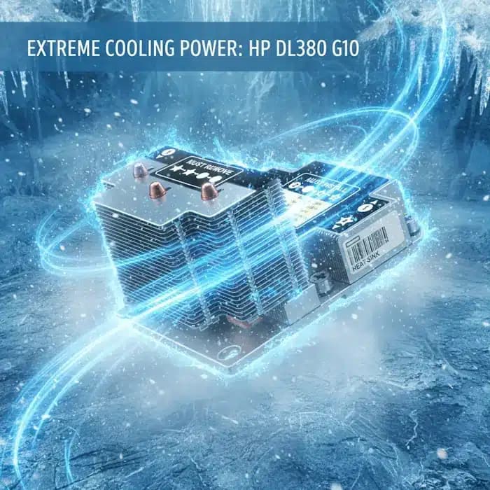 هیت سینک هایپری سرور اچ پی HPE DL380 Gen10 High Performance Heatsink — تصویر ۲