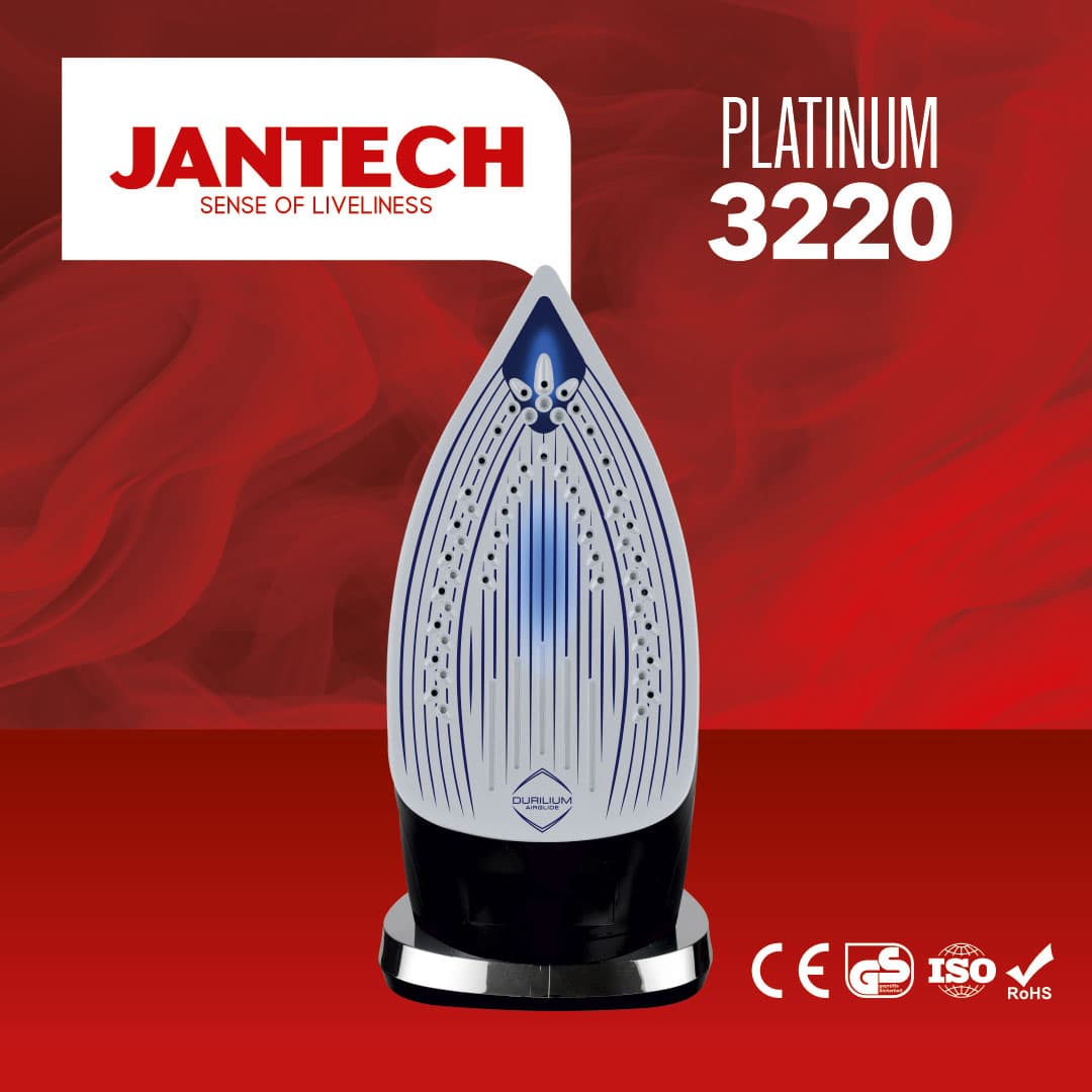 اتو بخار پروگلاید جانتک مدل PLATINUM 3220 — تصویر ۱۱