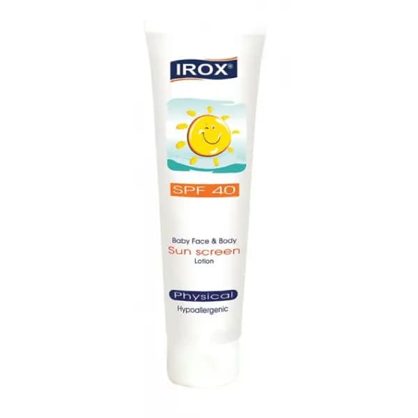 لوسیون ضد آفتاب فیزیکال کودکان SPF40 ایروکس — تصویر ۹