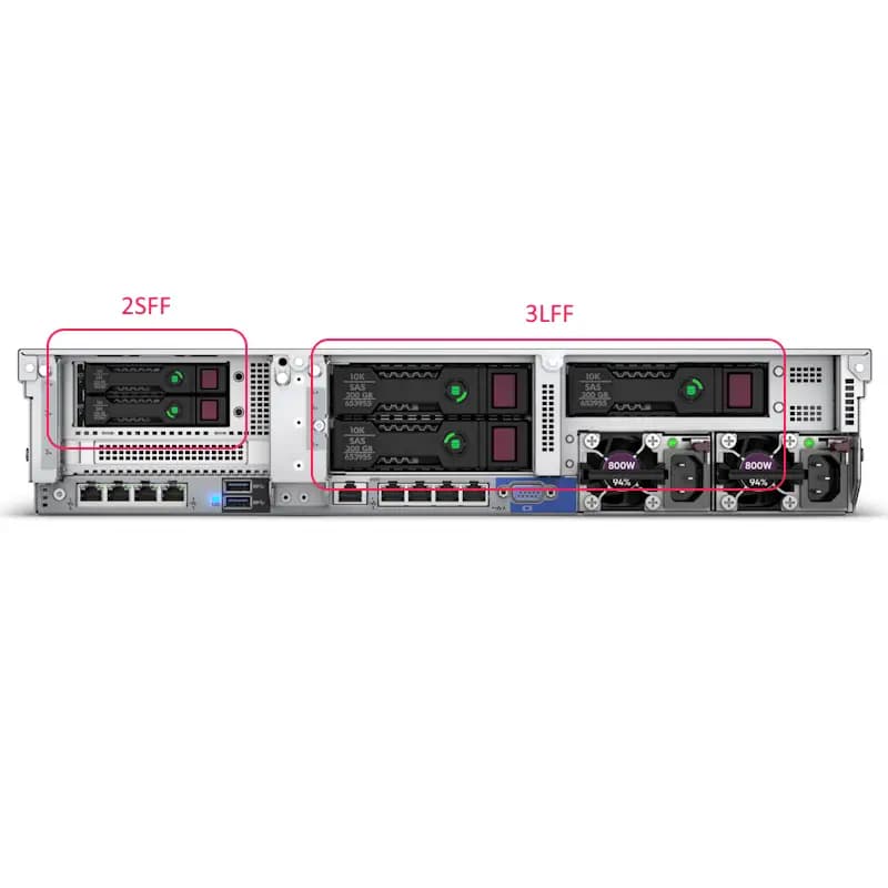 HPE ProLiant DL380 G10 12LFF Server — تصویر ۴