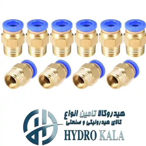اتصال مستقیم مدل pc پنوماتیک سایز 10 به 3/8 اینچ — تصویر ۳