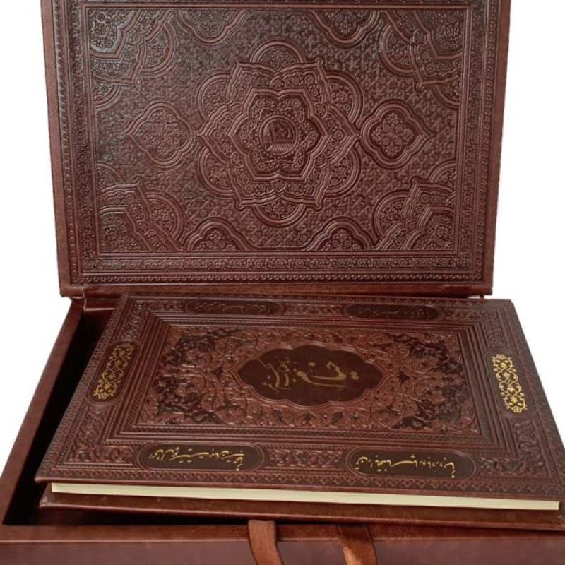 خیام وزیری معطر چرم جعبه دار نفیس — تصویر ۱۰