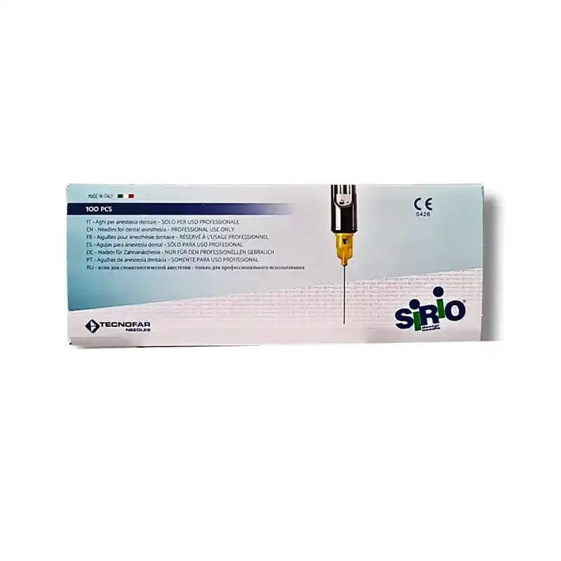 سر سوزن دندانپزشکی 100 عددی برند سیریو گیج 27 Sirio