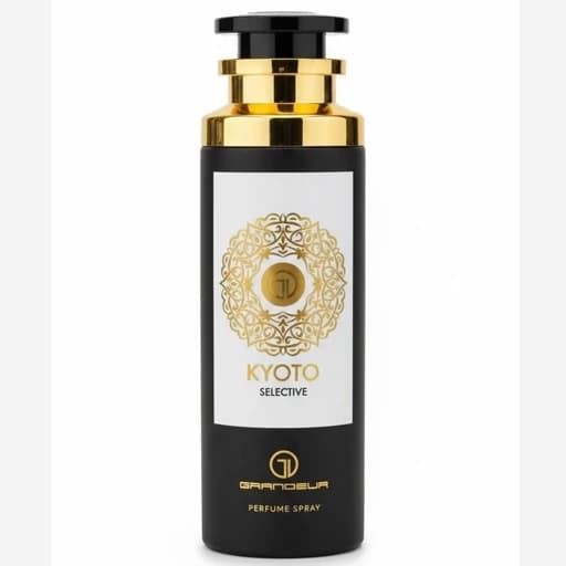 اسپری کیوتو گرندیور رایحه عطر کریکه 200 میل ماندگاری عالی و پخش بو خوب زنانه شیرین و خنک