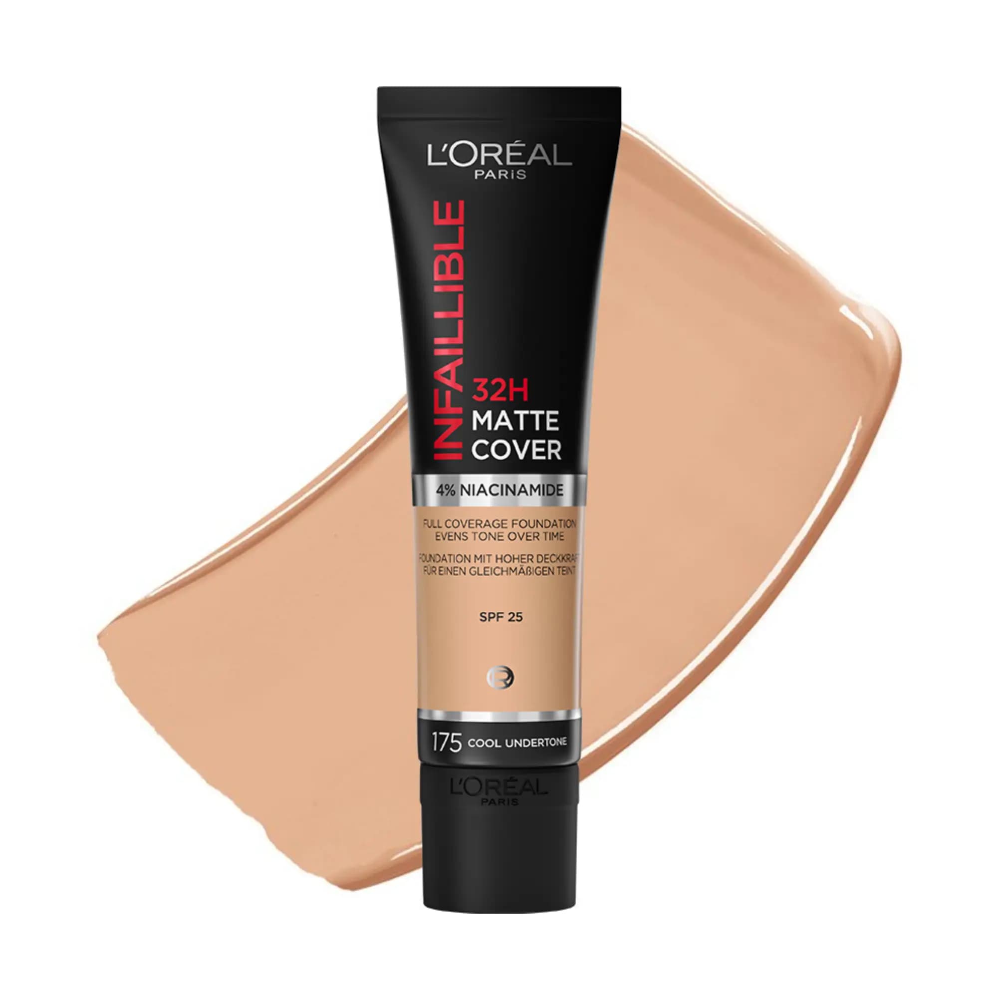 کرم پودر تیوپی مت کاور لورال شماره 175 L’Oréal