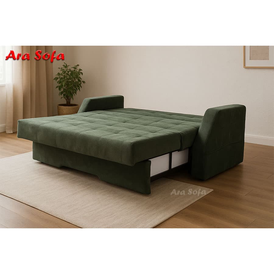 کاناپه تختخواب شو دونفره آراسوفا مدل V24 — تصویر ۵