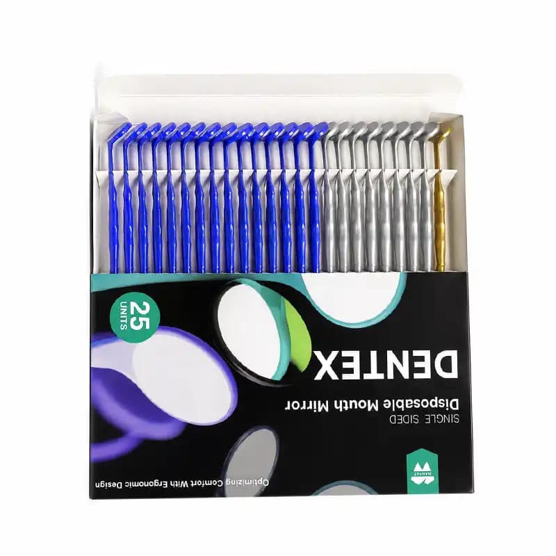 آینه یکبار مصرف ۲۵ عدد دنتکس DENTEX
