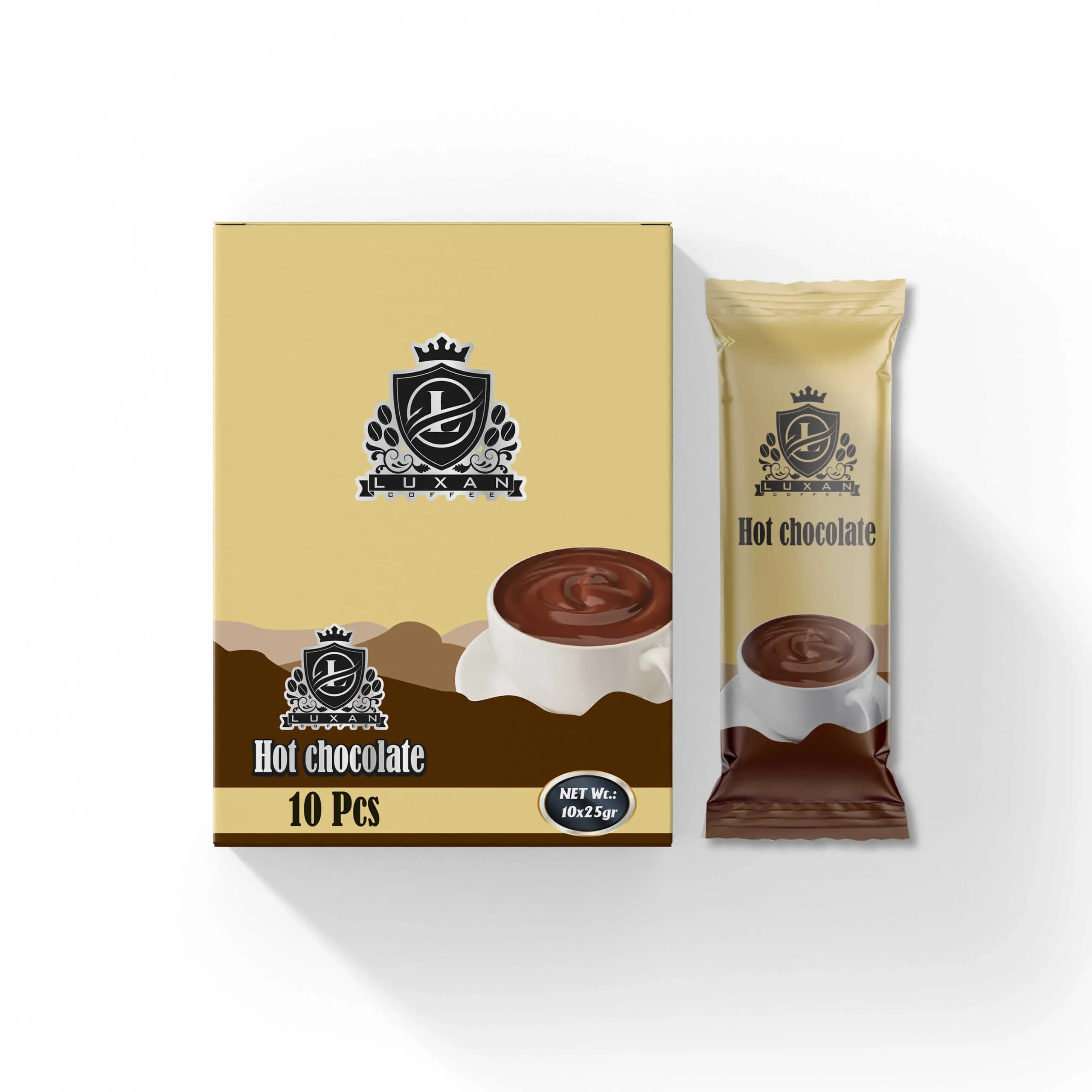 هات چاکلت ساشه‌ای لوکسان جعبه 10 تایی — تصویر ۵