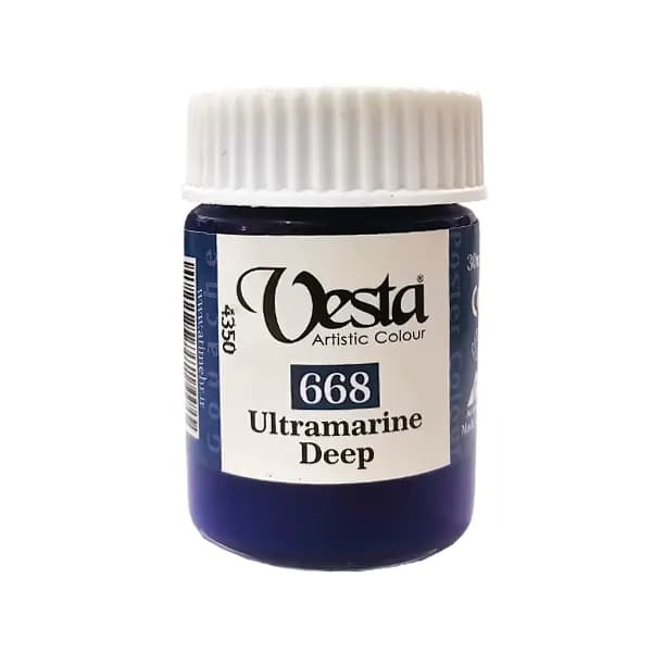 گواش وستا کد 668 UltramarineDeep حجم 30 میل