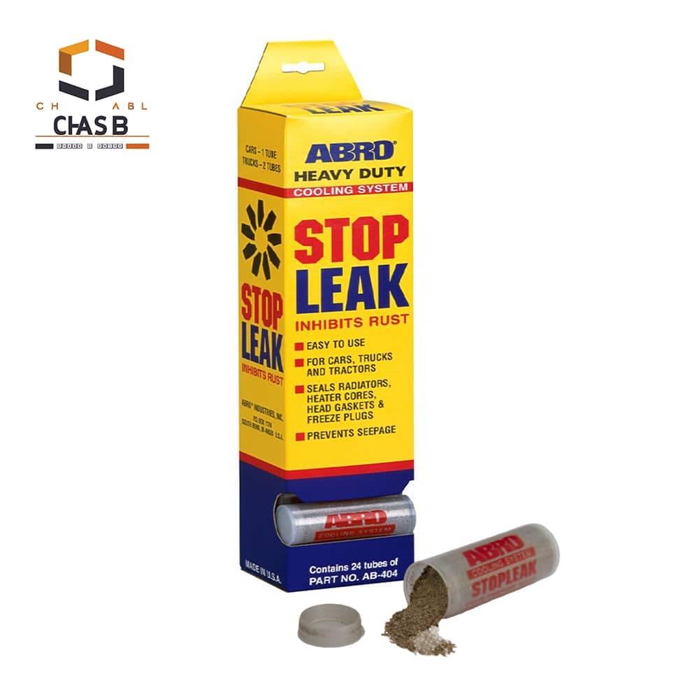 پودر نشت گیر رادیاتور و سیلندر ابرو – ABRO STOP LEAK POWDER 20GR — تصویر ۵