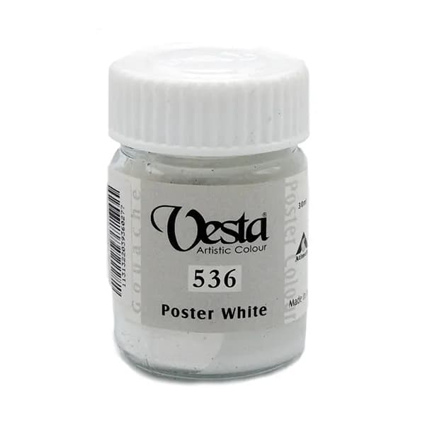 گواش وستا کد 536 White حجم 30 میل