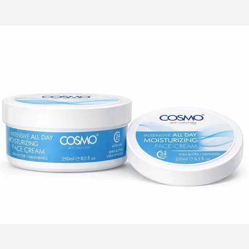 کرم مرطوب کننده و آبرسان 24 ساعته کاسمو اورجینال مرطوب کننده قوی حاوی شی باتر ترمیم خشکی و اگزما پوستی — تصویر ۴