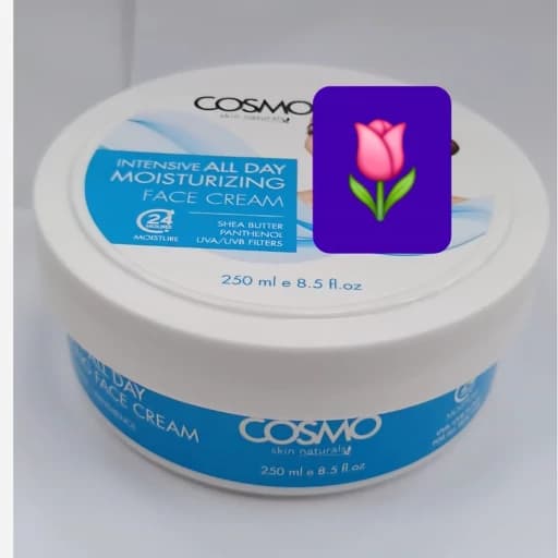 کرم مرطوب کننده و آبرسان 24 ساعته کاسمو اورجینال مرطوب کننده قوی حاوی شی باتر ترمیم خشکی و اگزما پوستی — تصویر ۲