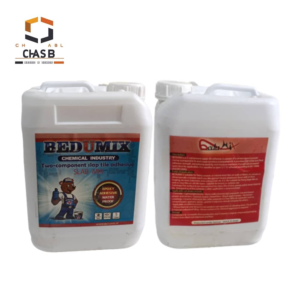چسب دوجزئی کاشی و سنگ اسلب بدومیکس – BEDUMIX TWO COMPONENT SLAB TILE ADHESIVE 25KG — تصویر ۷