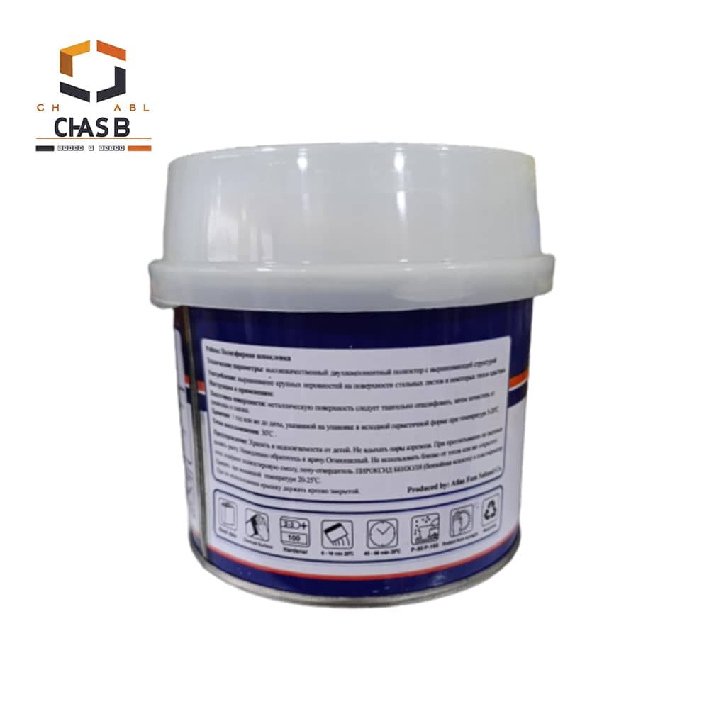 بتونه سنگی پلی مکس – POLIMAX POLYESTER PUTTY 0.5 KG — تصویر ۴