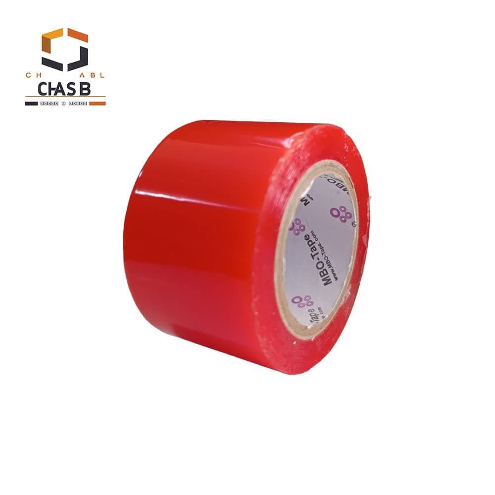 نوار چسب ژله‌ ای شفاف دوطرفه پوست قرمز GEL DOUBLE SIDED TAPE 4CM — تصویر ۵