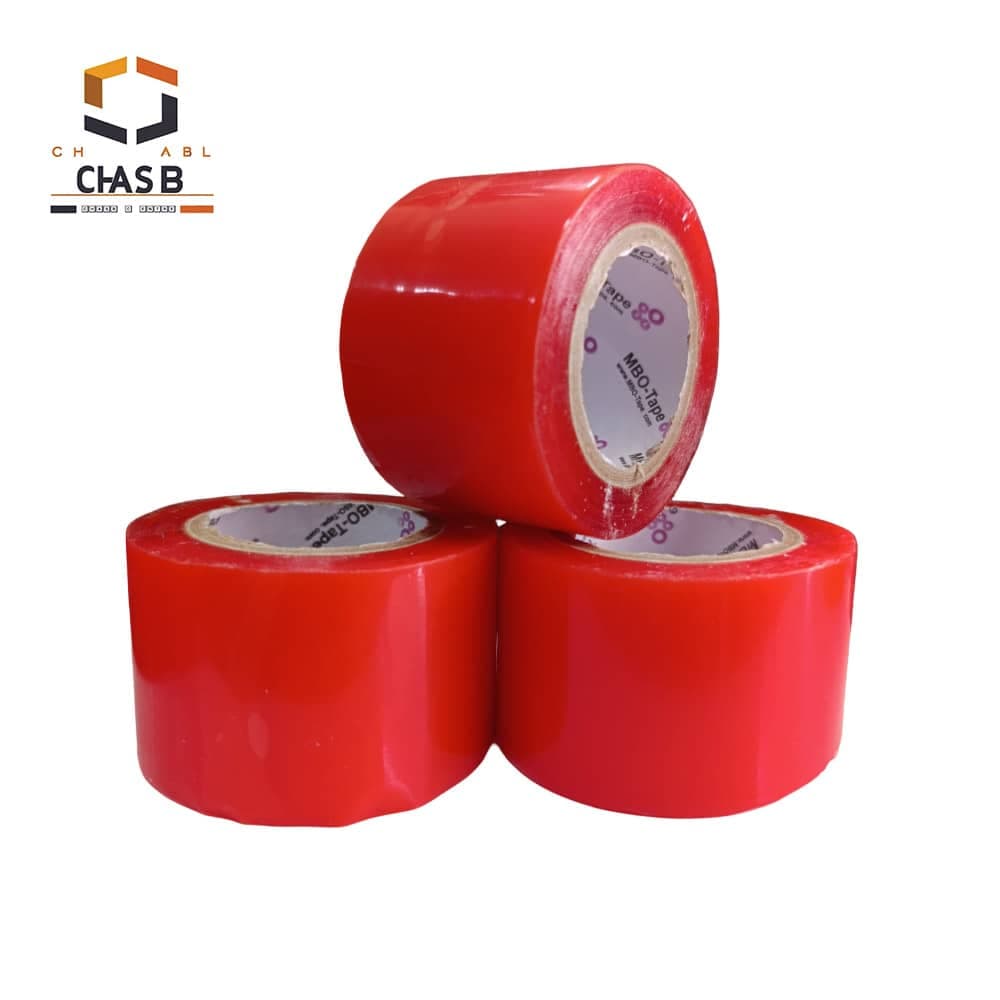 نوار چسب ژله ای شفاف دوطرفه پوست قرمز GEL DOUBLE SIDED TAPE 4CM