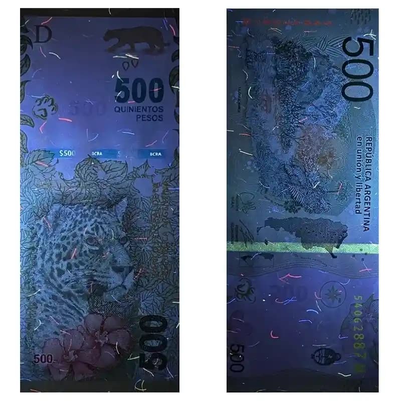 اسکناس 500 پزو آرژانتین — تصویر ۴