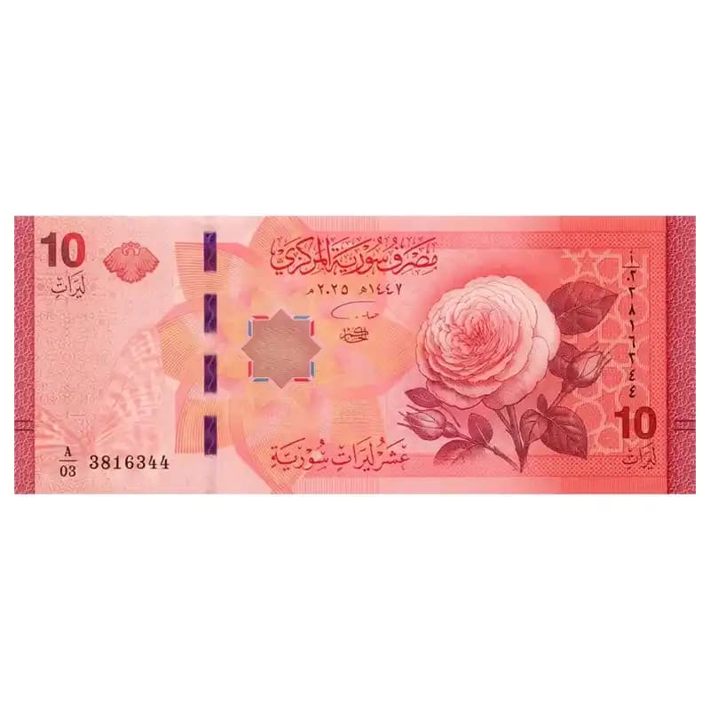 اسکناس 10 لیره سوریه جدید — تصویر ۲