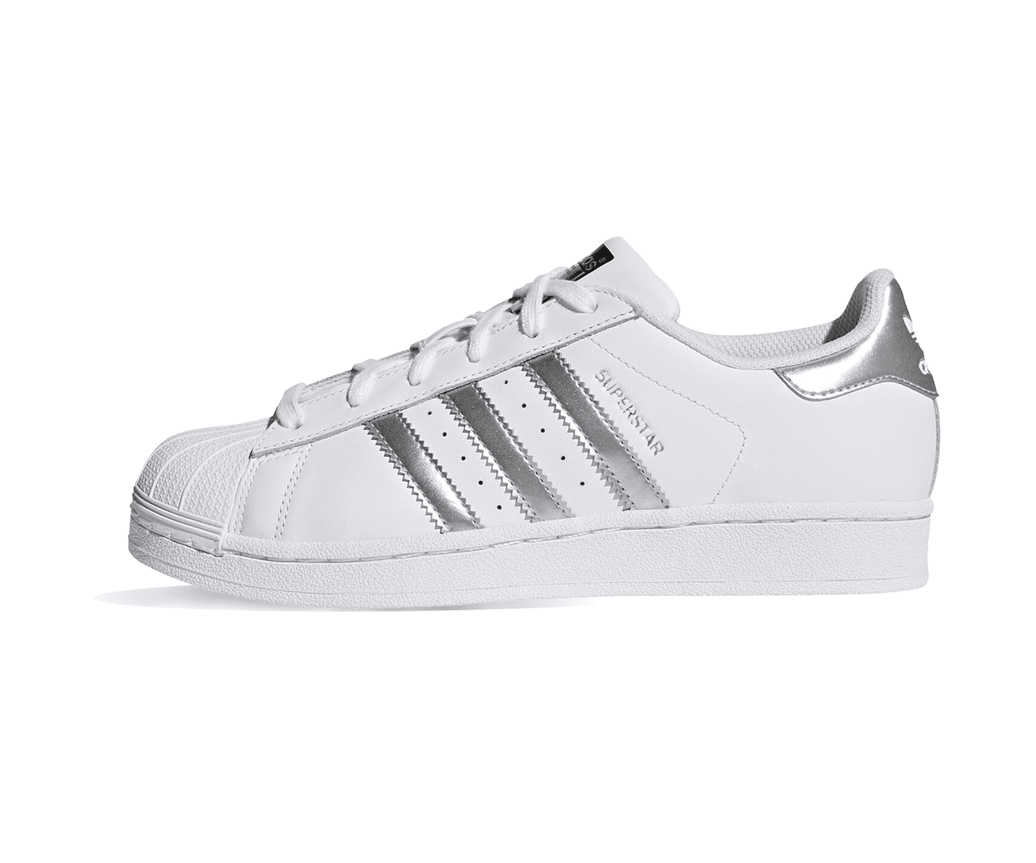 ادیداس سوپر استار سفید نقره ای ADIDAS SUPERSTAR SILVER