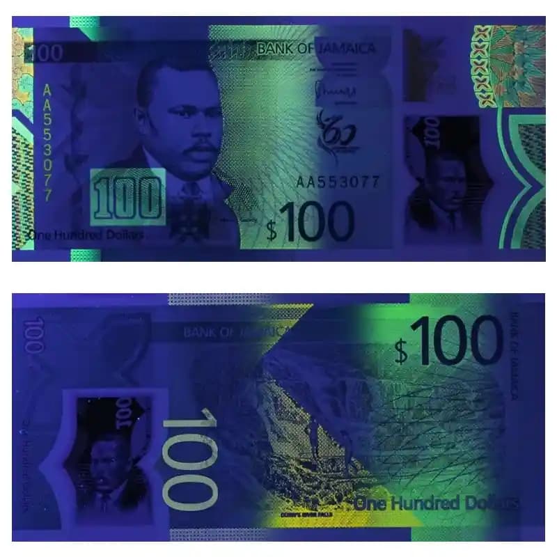 اسکناس 100 دلاری جامائیکا — تصویر ۹