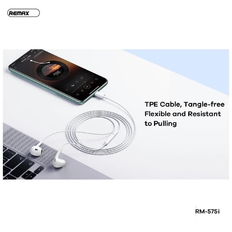 هندزفری ریمکس مدل RM-570i Lightning — تصویر ۲