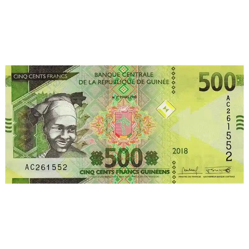 اسکناس 500 فرانک گینه — تصویر ۲