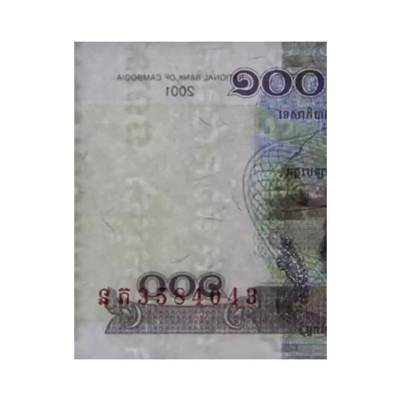 اسکناس 100 ریل کامبوج — تصویر ۱۰
