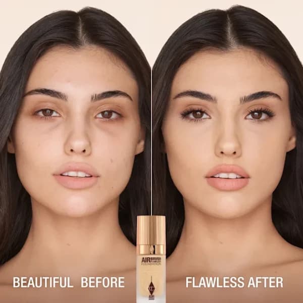 کرم پودر شارلوت تیلبری Airbrush Flawless رنگ 5 Neutral حجم ۳۰ میل — تصویر ۸