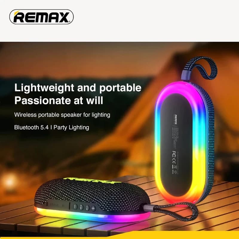 اسپیکر بلوتوثی قابل حمل ریمکس مدل RB-M9 — تصویر ۶