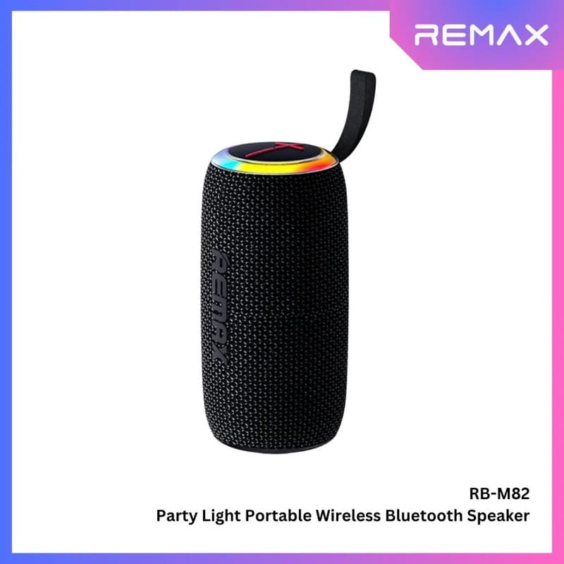 اسپیکر بلوتوثی قابل حمل ریمکس مدل RB-M82 — تصویر ۸