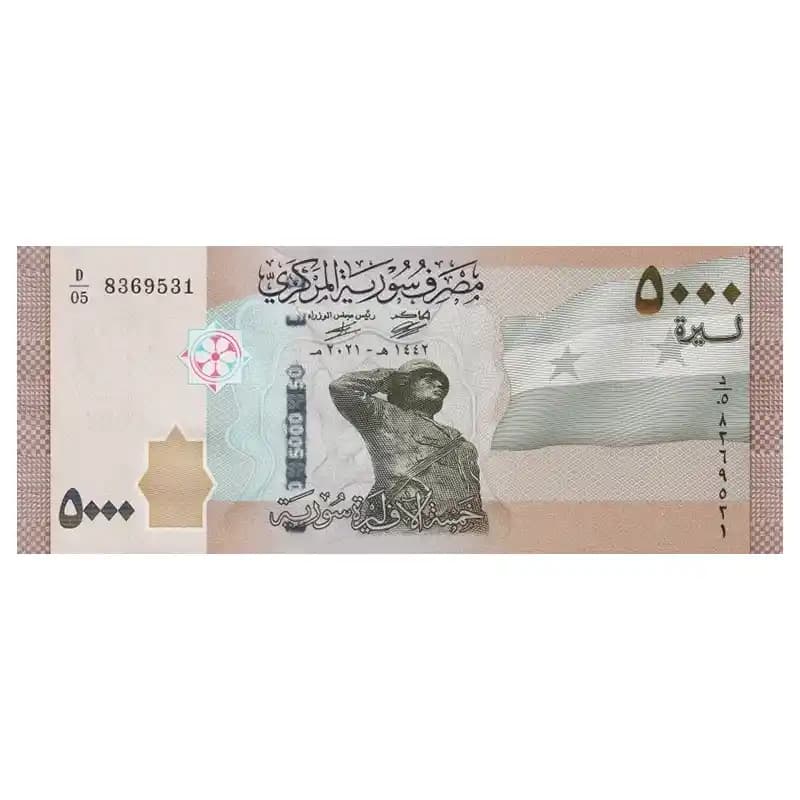 اسکناس 5000 لیره سوریه — تصویر ۶