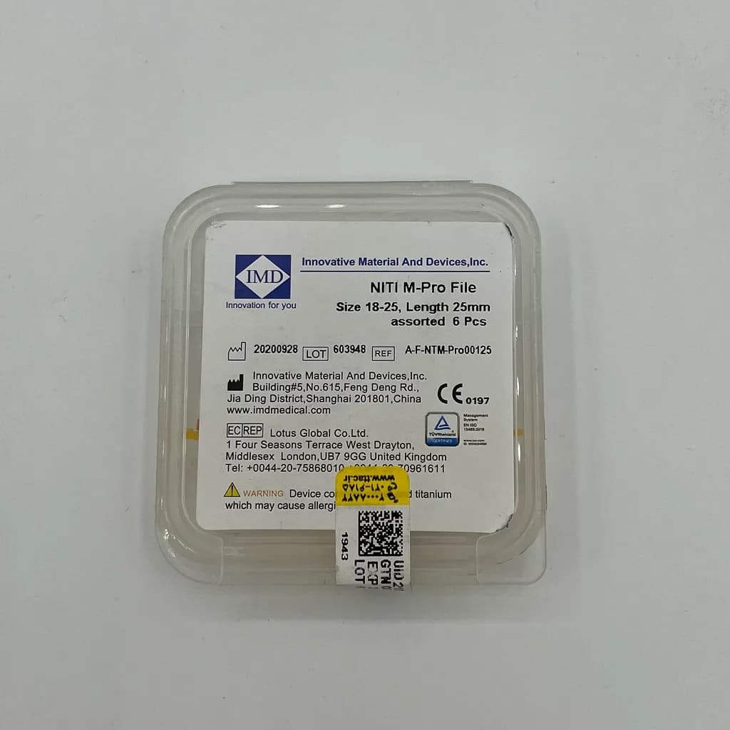 فایل روتاری 4% برند IMD مدل M-Taper طول 25 میل — تصویر ۲