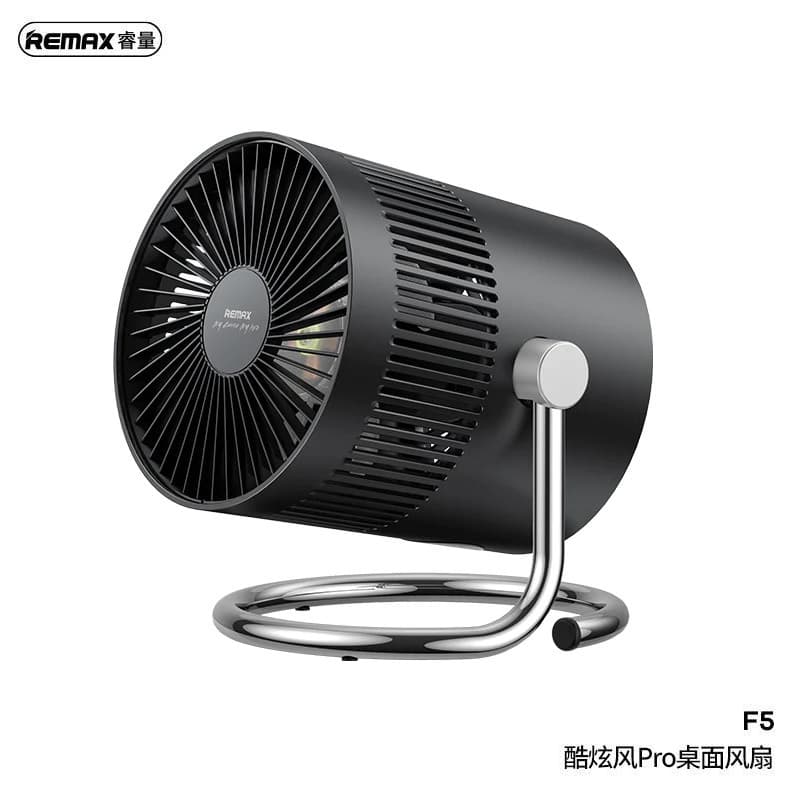 پنکه شارژی رومیزی ریمکس مدل Desktop Fan PrO f5 — تصویر ۲