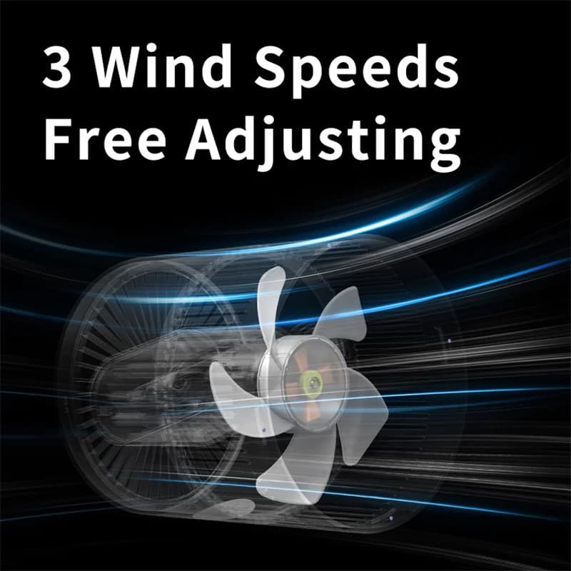 پنکه شارژی رومیزی ریمکس مدل Desktop Fan PrO f5 — تصویر ۴