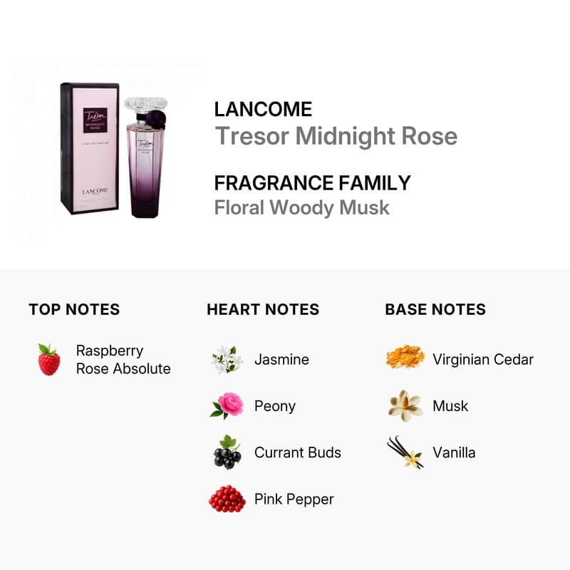 ادوپرفیوم زنانه لانکوم مدل Tresor Midnight Rose حجم 50 میل — تصویر ۸