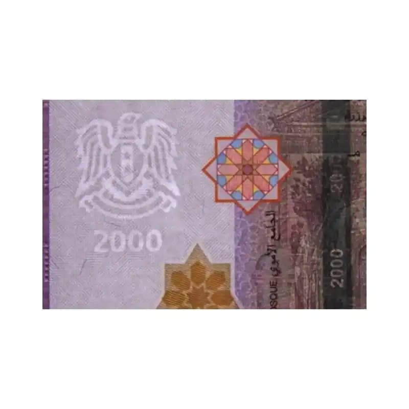 اسکناس 2000 لیره سوریه — تصویر ۵