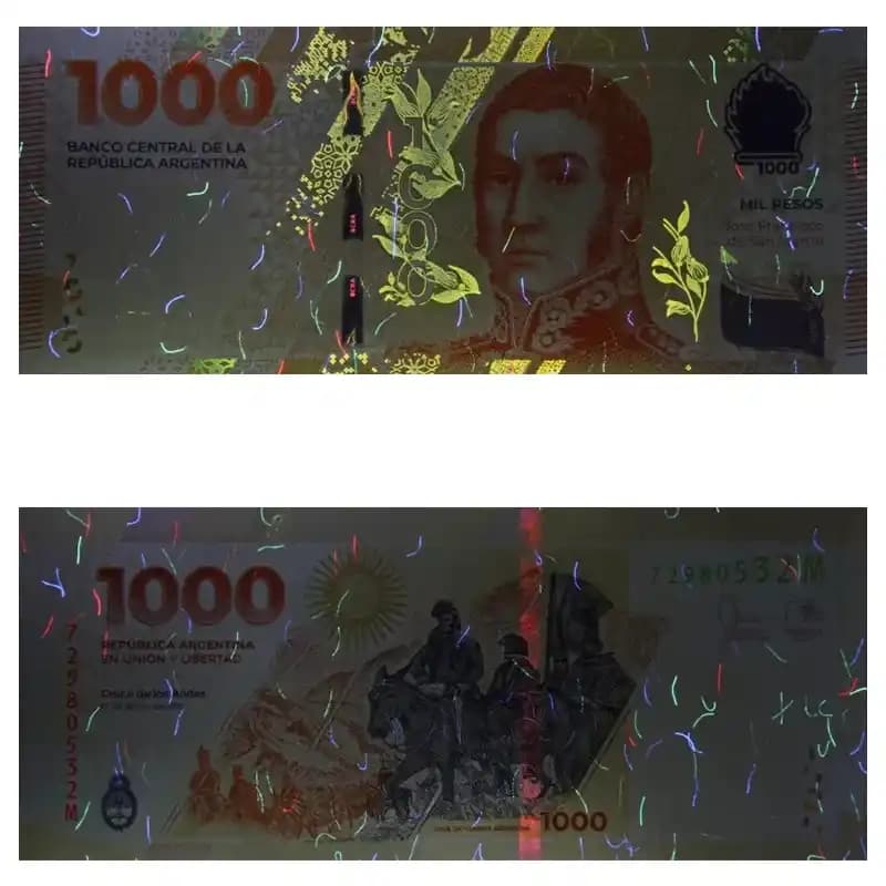 اسکناس 1000 پزو آرژانتین — تصویر ۹