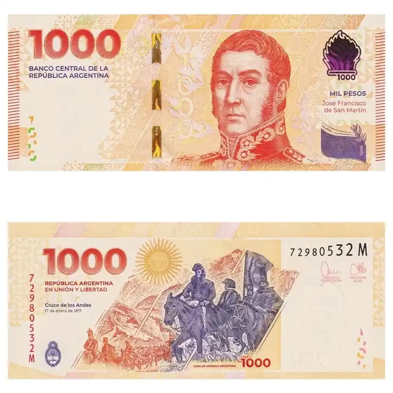 اسکناس 1000 پزو آرژانتین