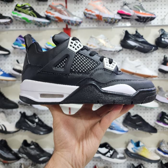 کفش کتونی جردن 4 سیاه سفید – jordan 4 — تصویر ۱۰