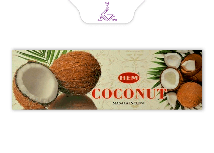 عود شاخه ای دست ساز نارگیلCOCONUT-برند هم HEM — تصویر ۲