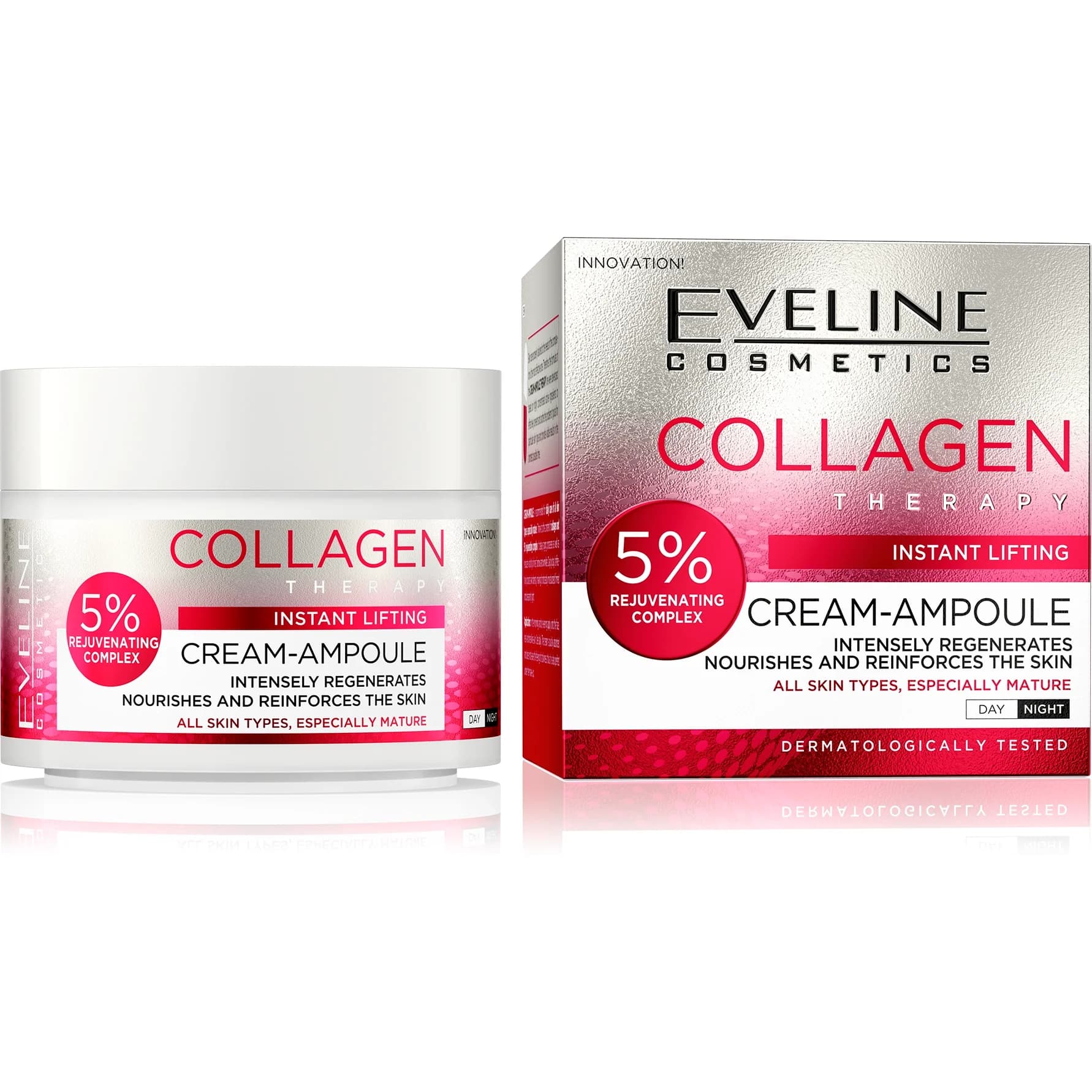 کرم کلاژن تراپی اولاین روز و شب مدل Collagen Therapy حجم 50 میلی‌لیتر — تصویر ۲