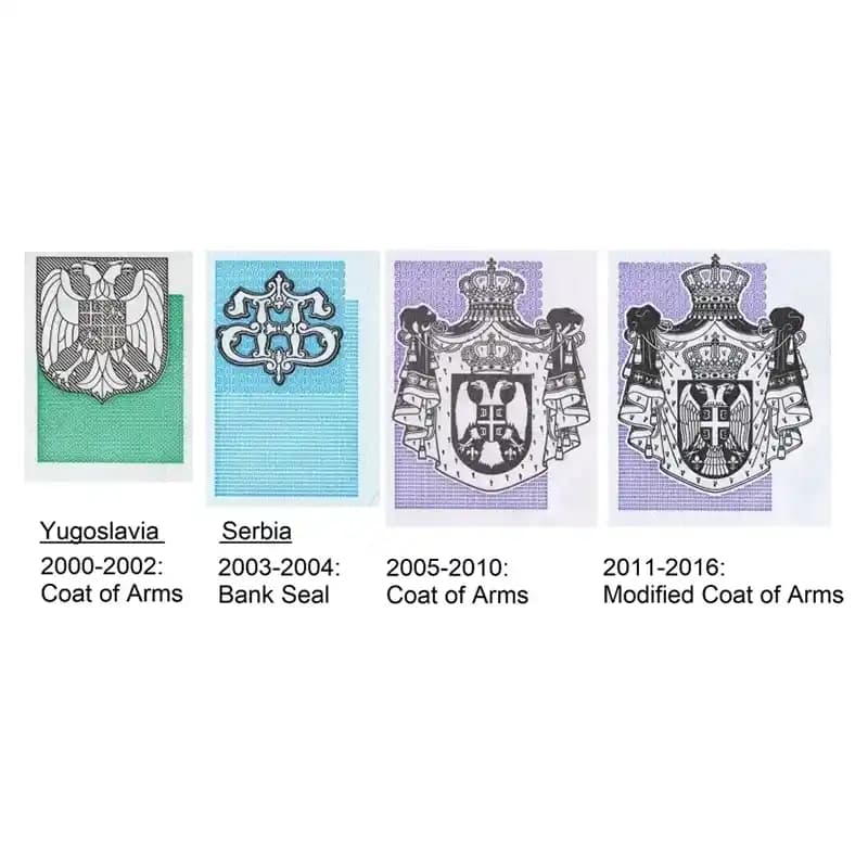 اسکناس 10 دینار صربستان — تصویر ۵