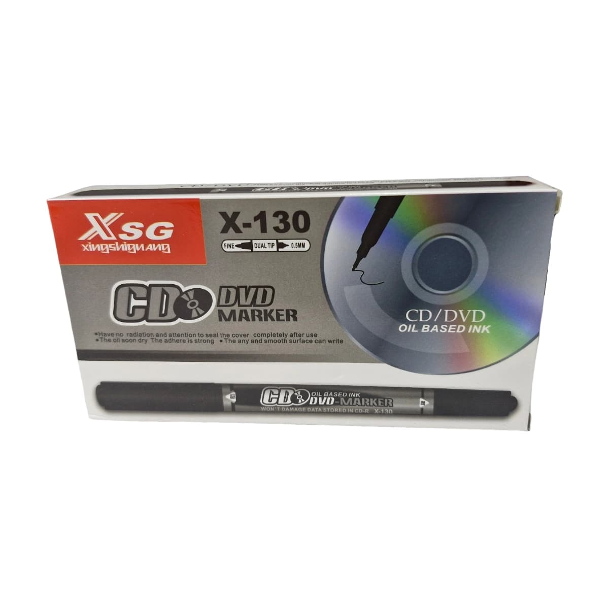 ماژیک سی‌دی ایکس اس جی – درجه یک (XSG) | ماژیک ضد آب و حرفه‌ای با جوهر روغنی (Oil-Based Ink) — تصویر ۵