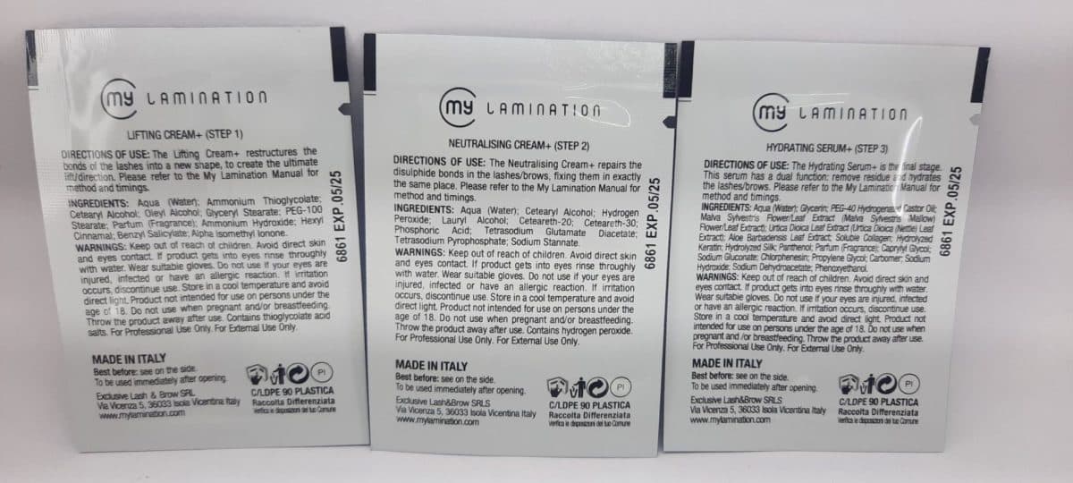 مواد لیفت مایلمینیشن My Lamination Lift ایتالیای اورجینال — تصویر ۲