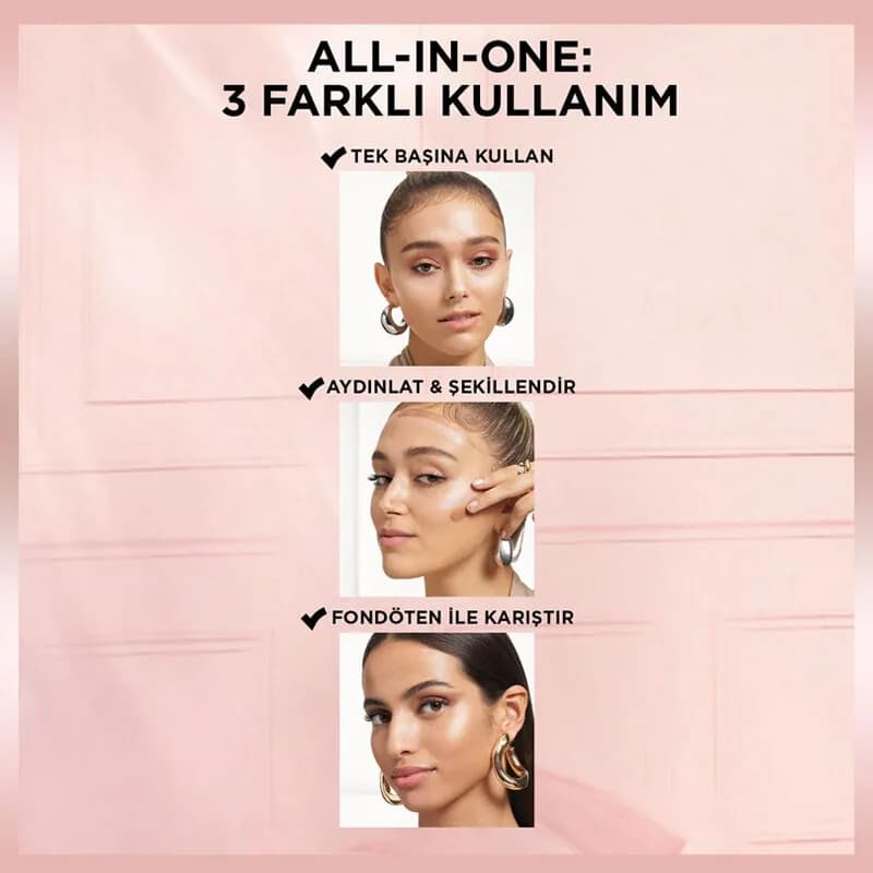 لور آل پاریس لومی گلوشن مدل 903 Medium Glow حجم 40 میل — تصویر ۴