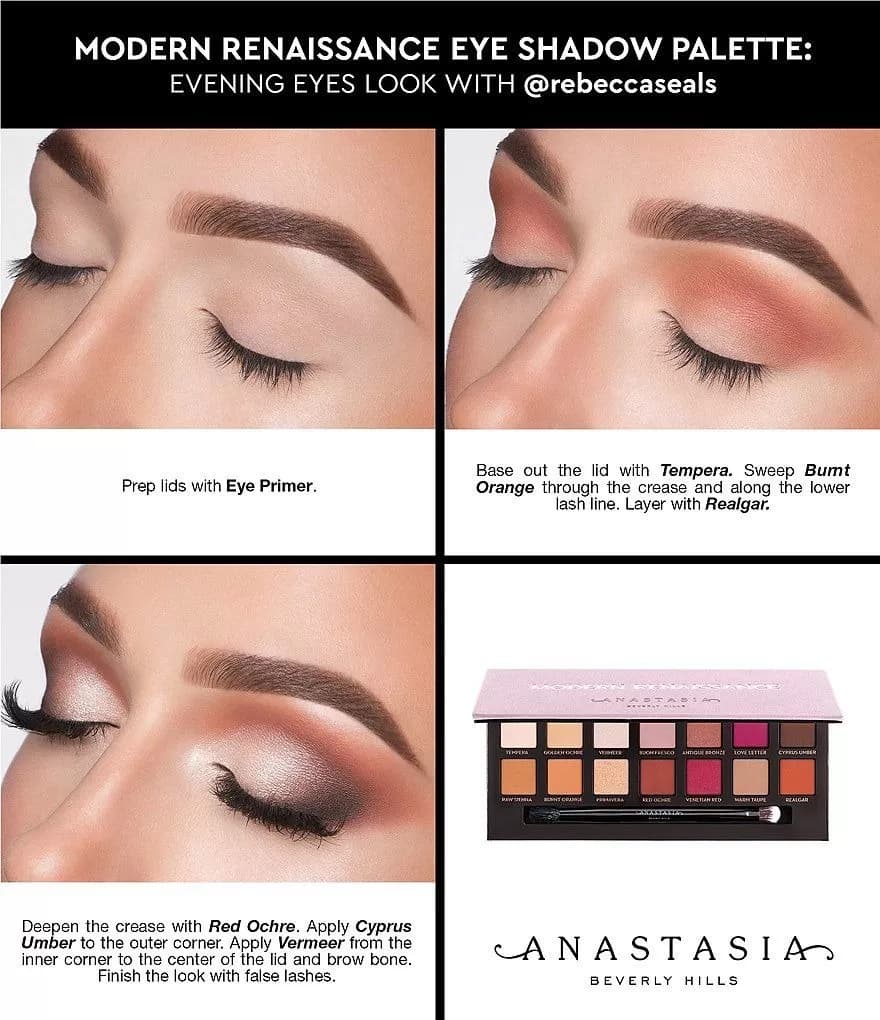 پالت سایه ۱۴ رنگ Modern Renaissance آناستازیا (سفارش آمریکا) — تصویر ۳